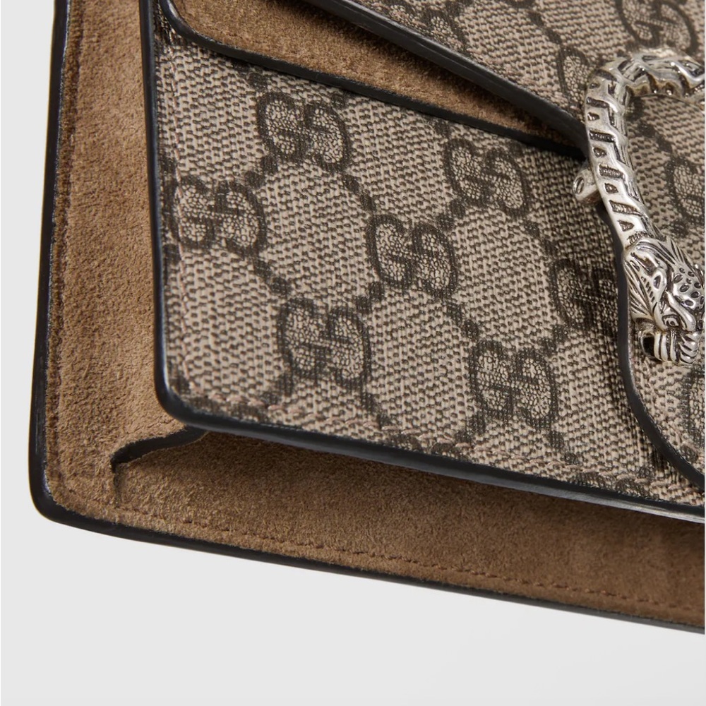 ✨FULL INCLUSION - GUCCI DIONYSUS Super Mini Bag GG Supreme Crossbody/Shoulder - Picture 7 of 9